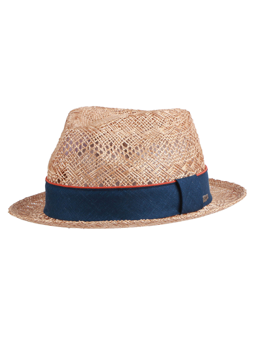 Fine Bao Straw Fedora - Elegant Cotton Ribbon | Mossant Paris | Burt