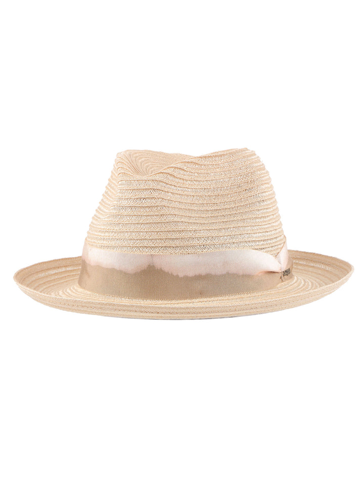 Earl |  Hemp Straw Fedora Hat | Mossant Paris
