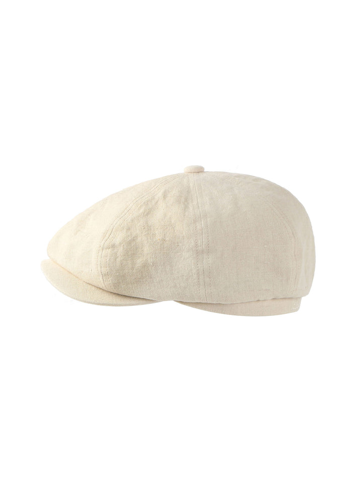 Hemp Newsboy Flat Cap – Timeless Summer Style | Mossant Paris