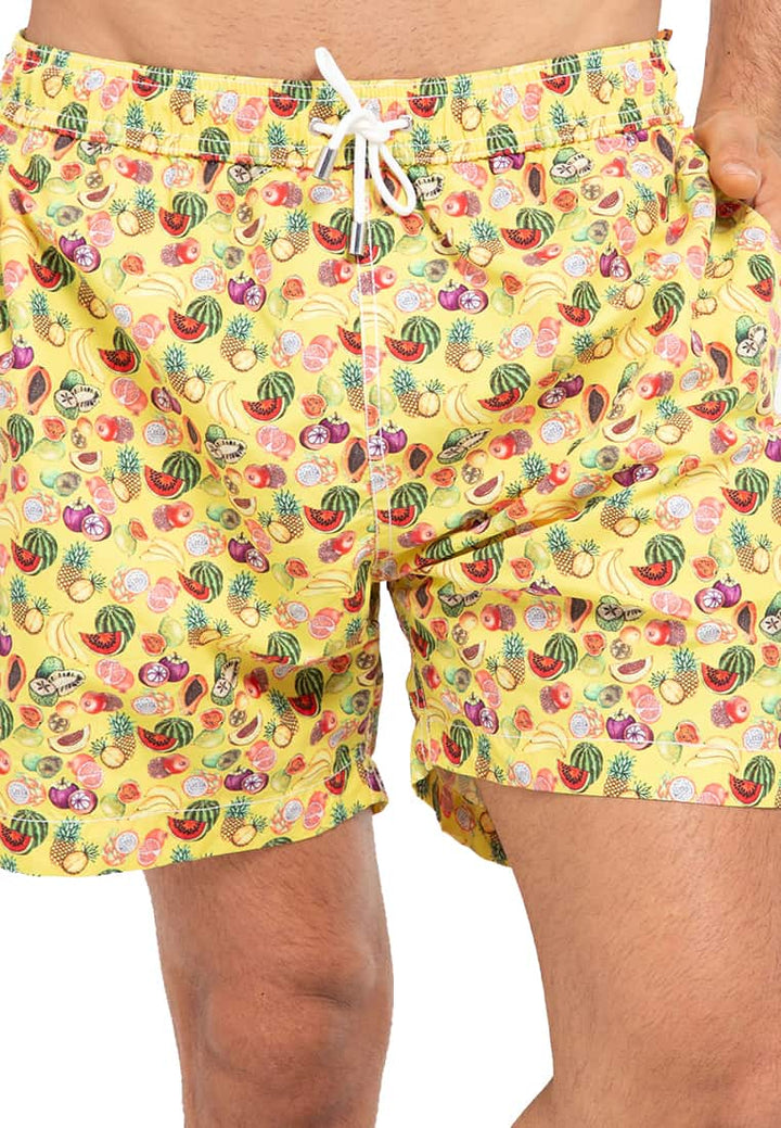 Men Swim trunks | Tutti Frutti | Lemon drop