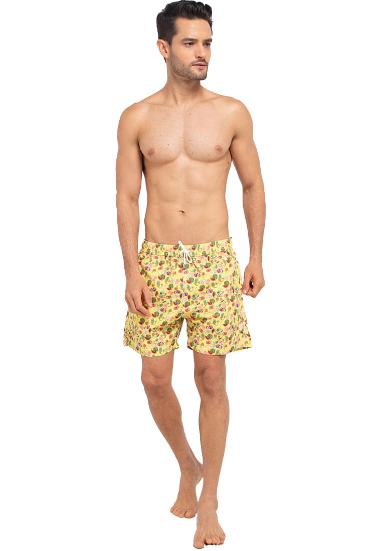 Men Swim trunks | Tutti Frutti | Lemon drop