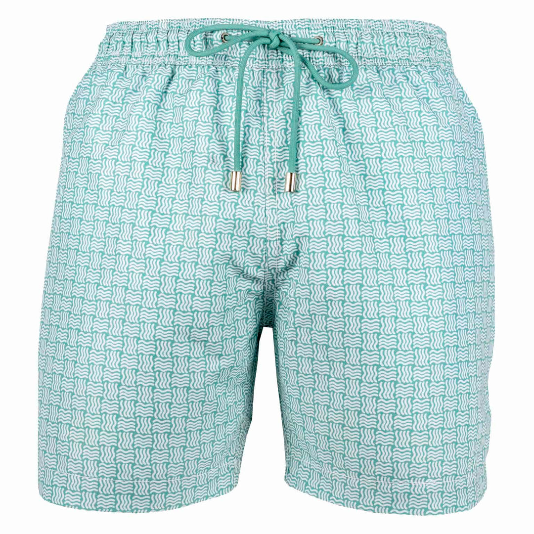 Men Swim trunks | Ondulomania Wasabi