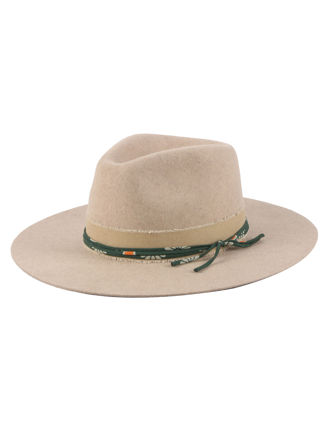 Light Beige Wool Fedora Hat | Urpi