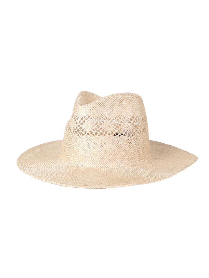 Sisal Straw Fedora – Eco-Friendly Hollow Weave | Summer Boho Style
