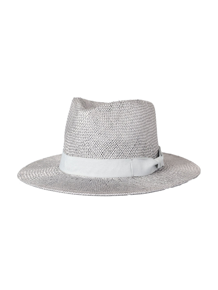 Xael Sisal Fedora Hat – Ribbon Bowknot & Short Brim | 4 Colors