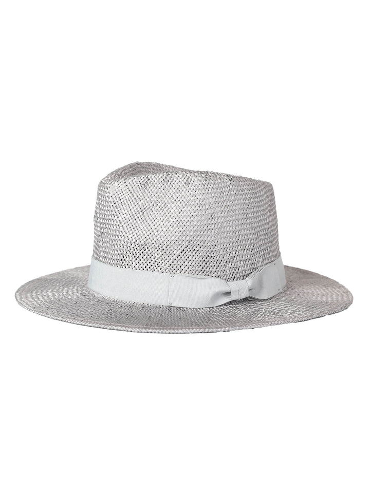 Xael Sisal Fedora Hat – Ribbon Bowknot & Short Brim | 4 Colors
