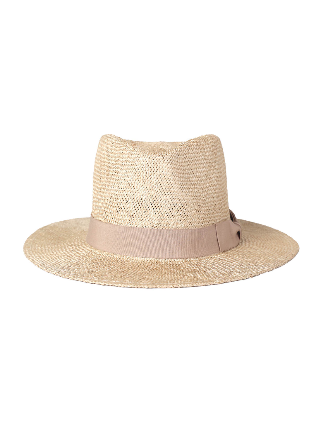 Xael Sisal Fedora Hat – Ribbon Bowknot & Short Brim | 4 Colors