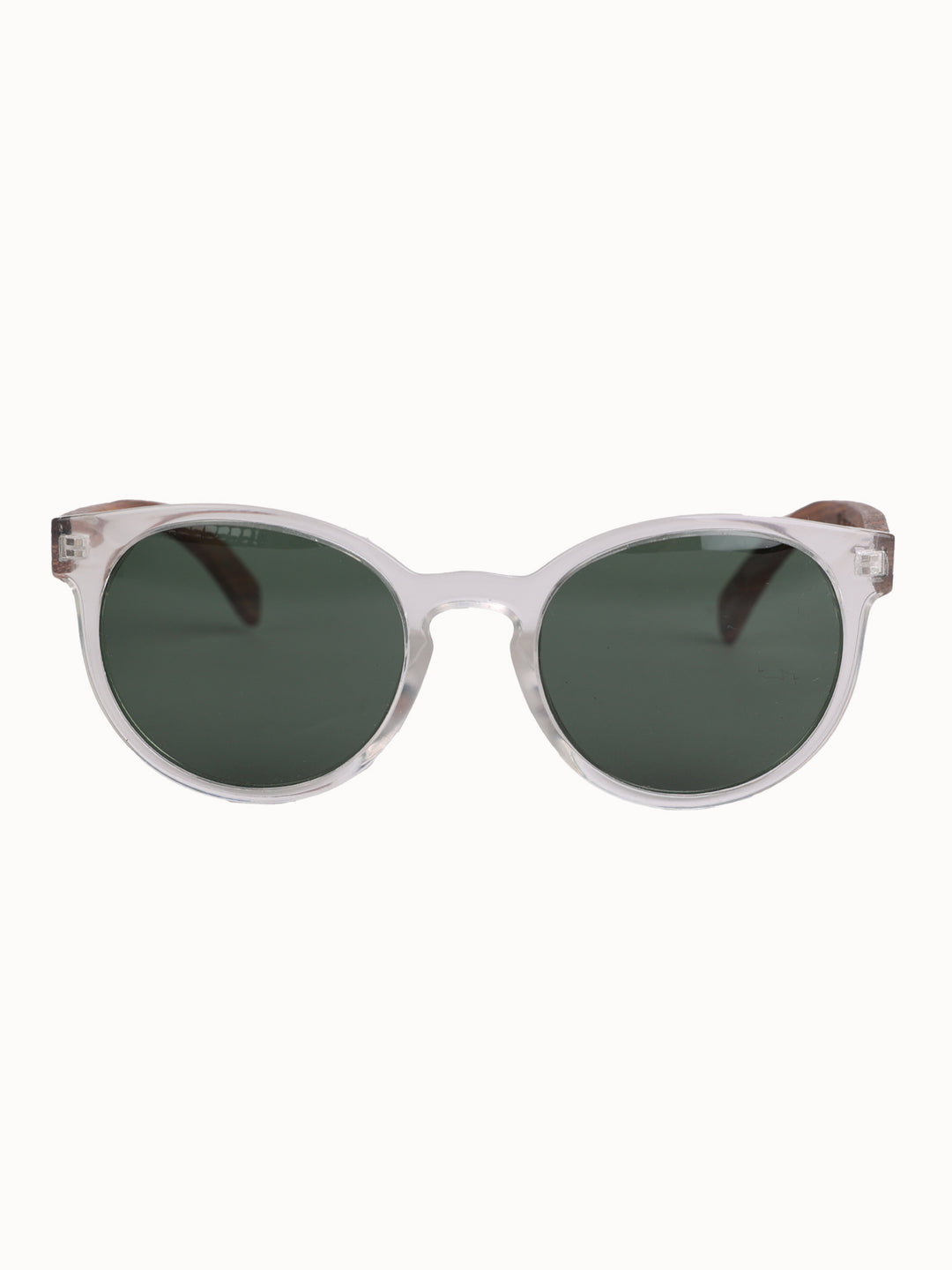 Jarred | Stylish round Acetate x Wood Sunglasses | Premium Polarized Lenses