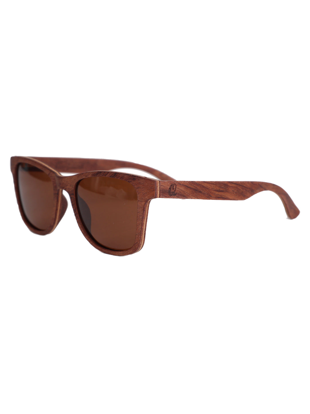Rain | Dark Brown Wooden Sunglasses | Polarized Lens