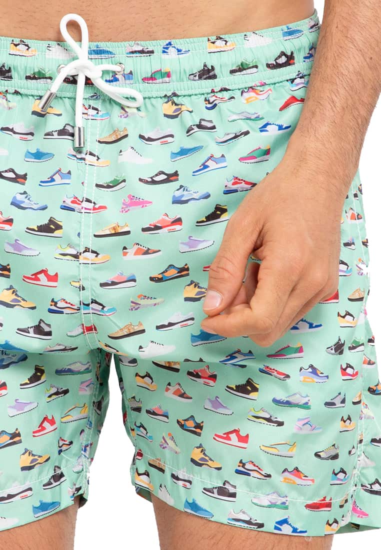 Men Swim trunks | Sneakerhead | Ice green