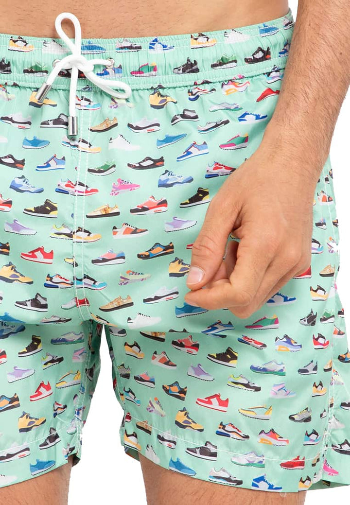 Men Swim trunks | Sneakerhead | Ice green
