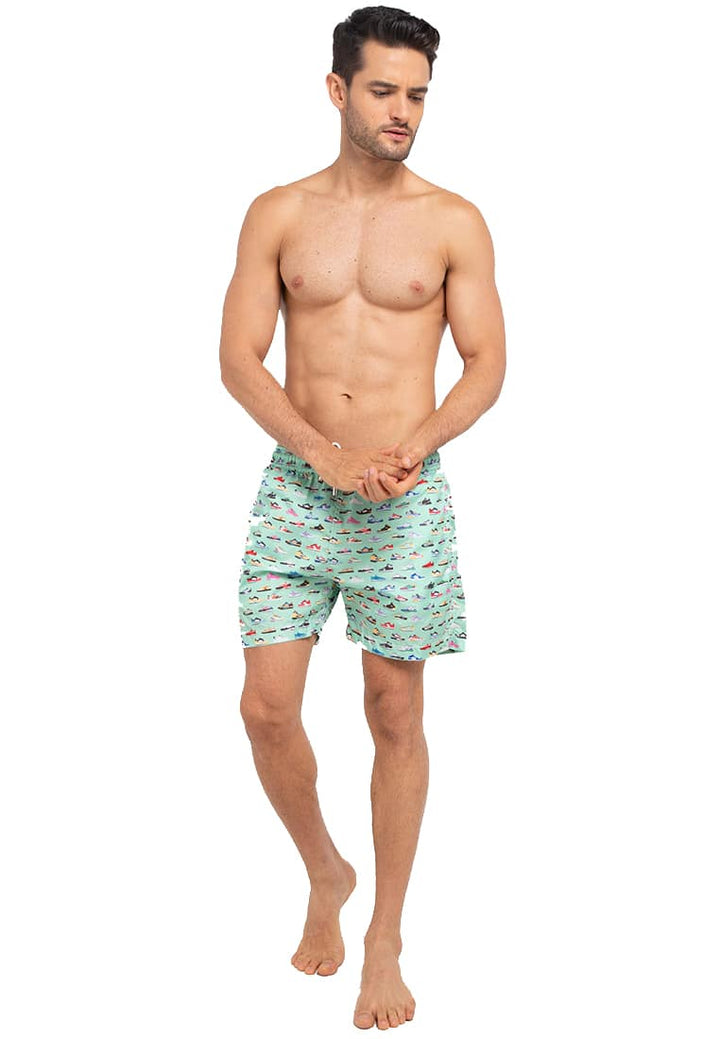 Men Swim trunks | Sneakerhead | Ice green
