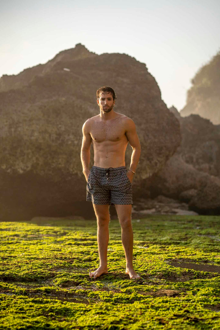 Men Swim trunks | Fountain Black
