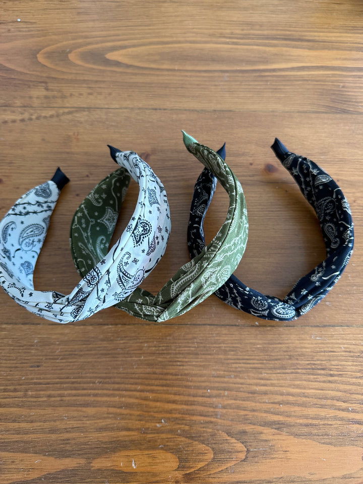 Twist headband | Paisley