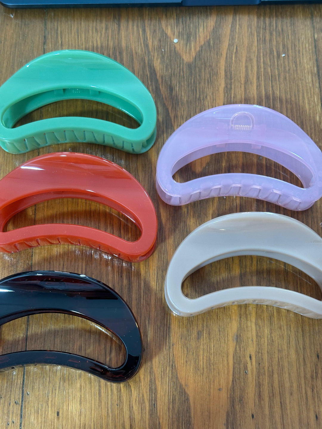 Oval |  Hair Claw  | L |  Acrylic