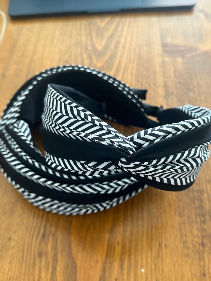Twist headband | Herringbone
