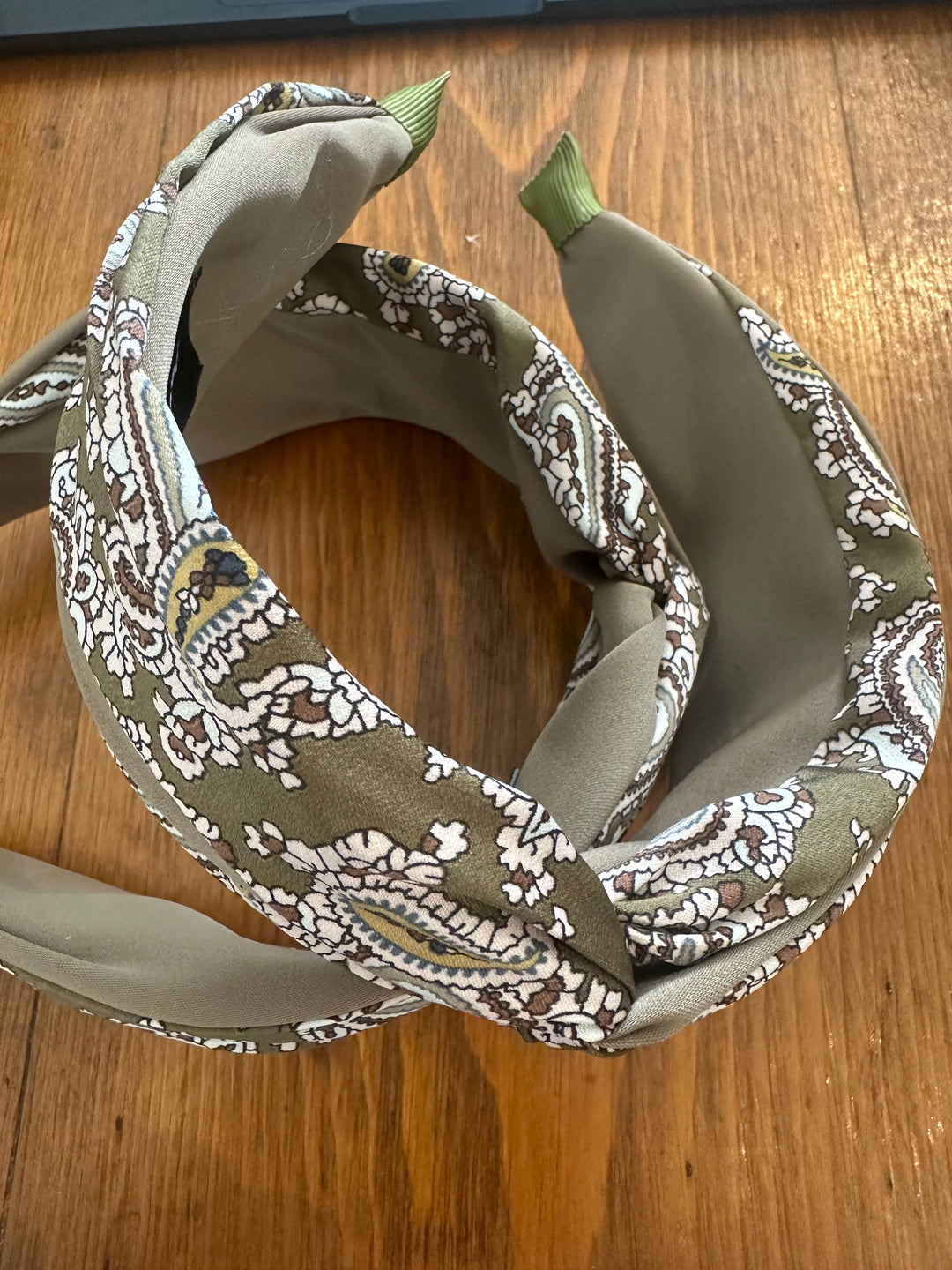 Twisted Headband | Paisley | Bi color