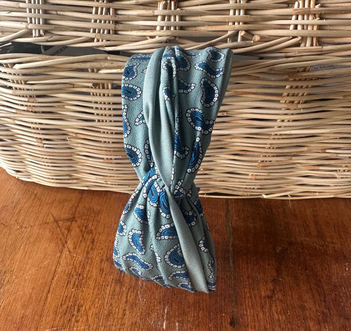 Twisted Headband | Paisley | Bi color