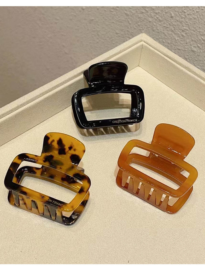Square |  Hair Claw  | M |  Acrylic