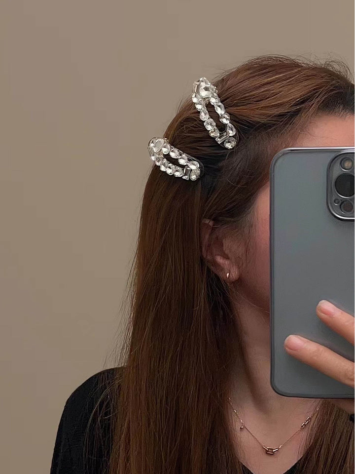 Jewels Hair clip -Clear Jewel