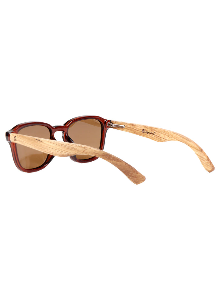 Retro Square Sunglasses | Acetate x Wood Sunglasses | Quill