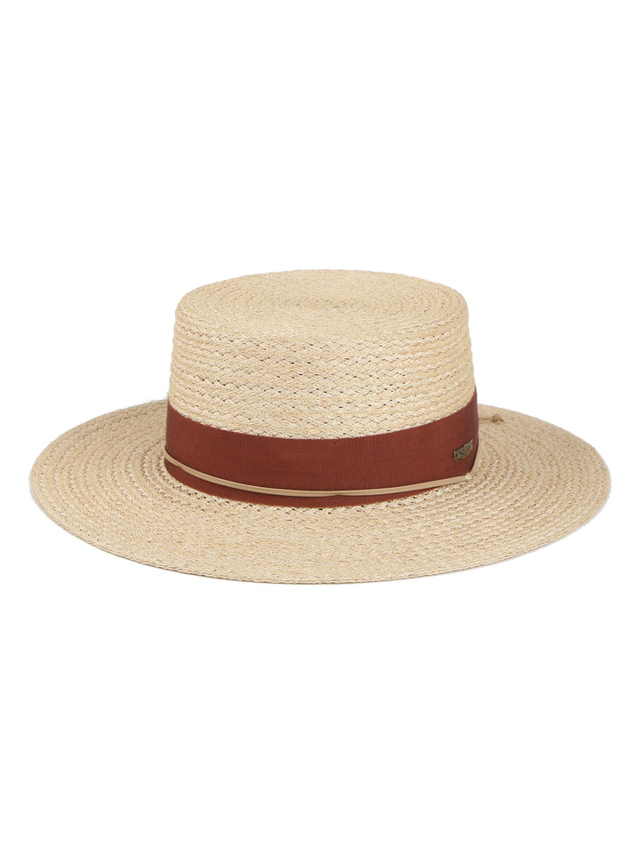 Artisanal Luxury Hemp Boater Hat – Elyas | Mossant Paris