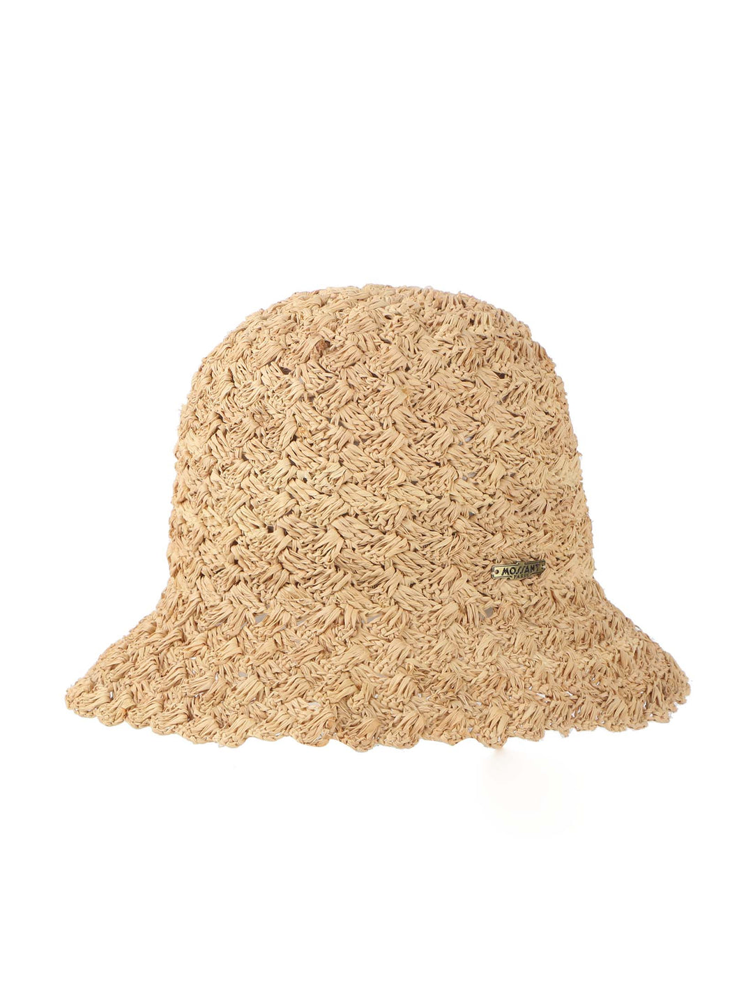 Walsh - Handwoven 100% Raffia Cloche Hat by Mossant Paris