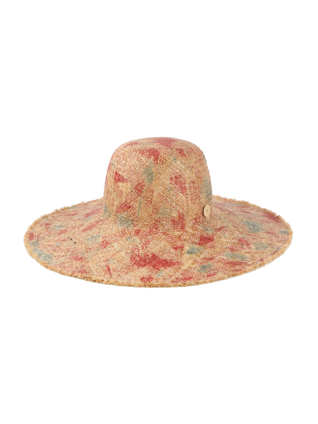 Color Splash – Raffia Floppy Hat by Mossant Paris