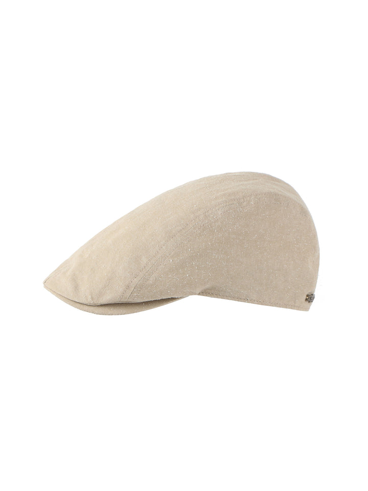 Noah Ivy Cap – Linen Blend Flat Cap | Mossant Paris