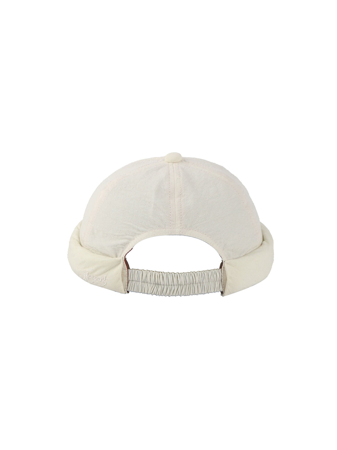 Elias Roll Cap – Ivory Cotton Linen silk Minimalist Hat | Mossant Paris