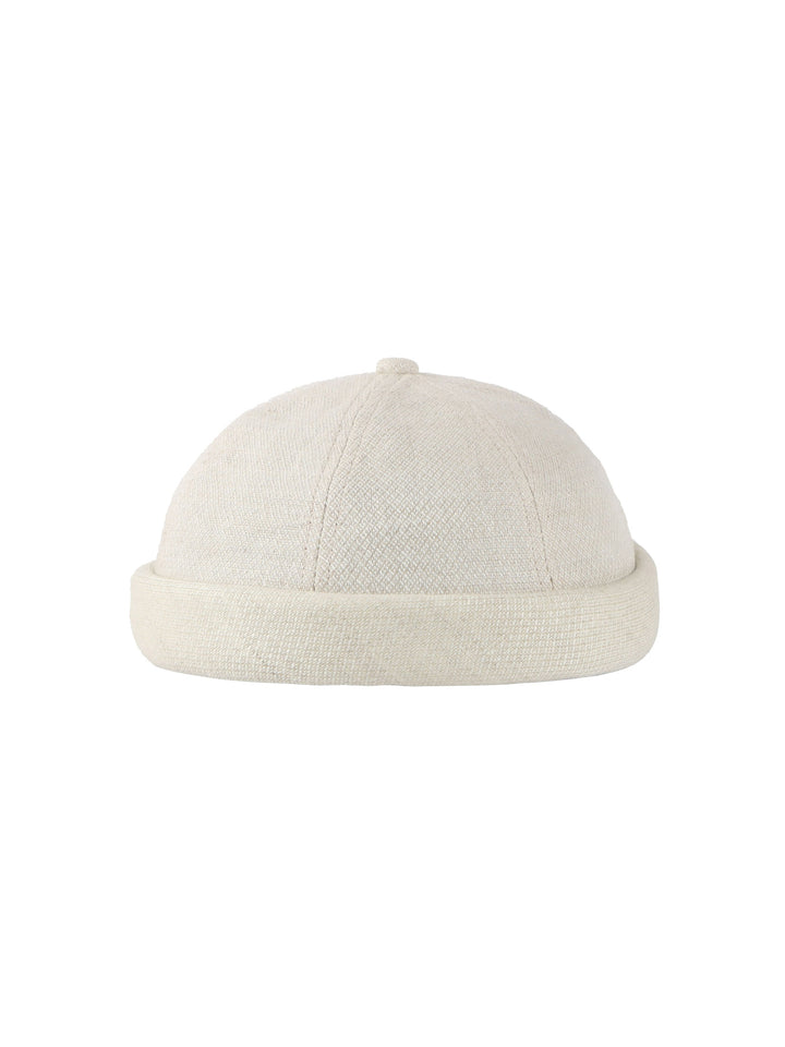 Luca Roll Cap – 100% Linen Summer Hat in Natural | Mossant Paris