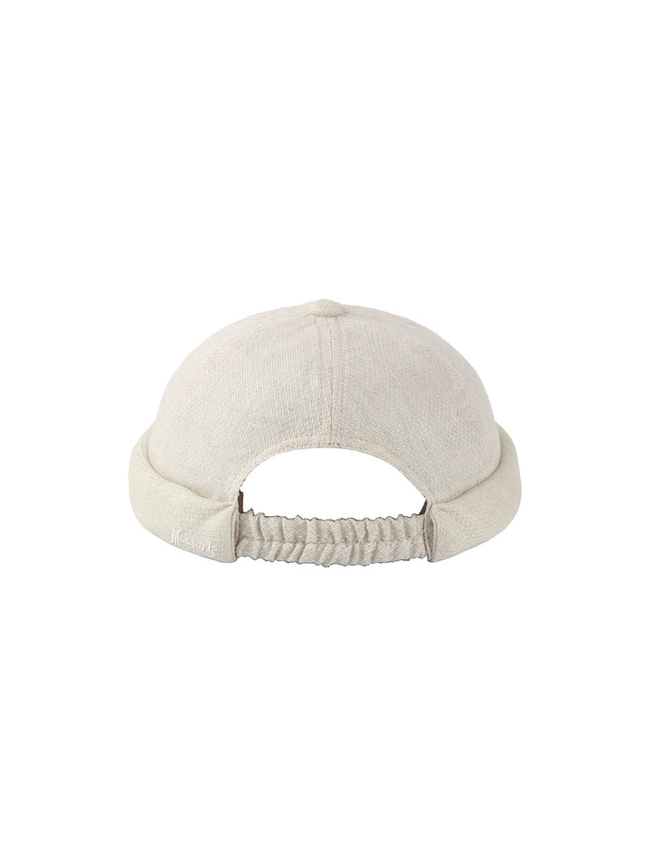 Luca Roll Cap – 100% Linen Summer Hat in Natural | Mossant Paris
