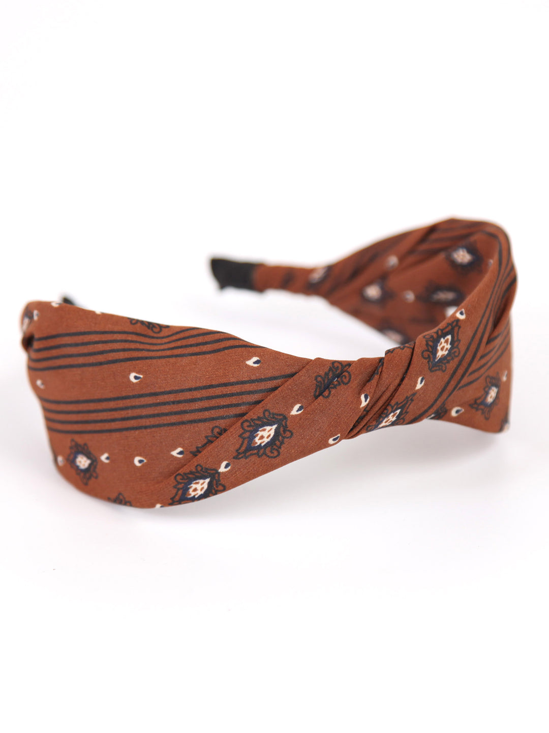 Twisted headband | Paisley brown