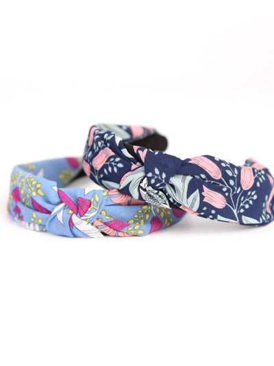 Knotted headband | Chiffon floral