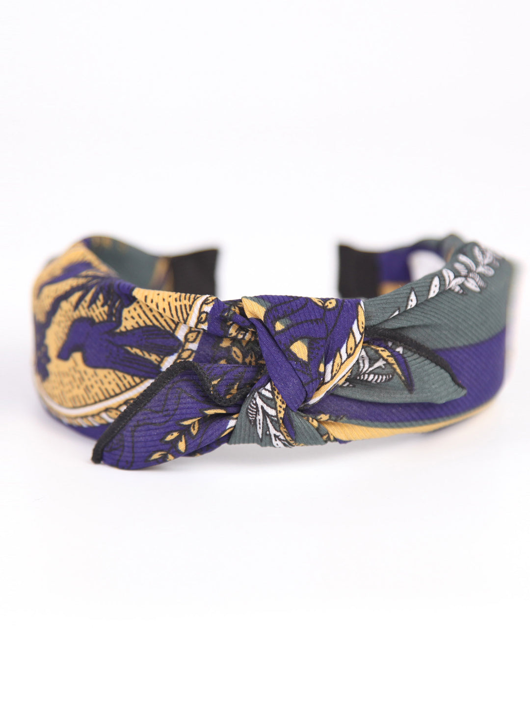 Wired bow | head band | Vintage scarf