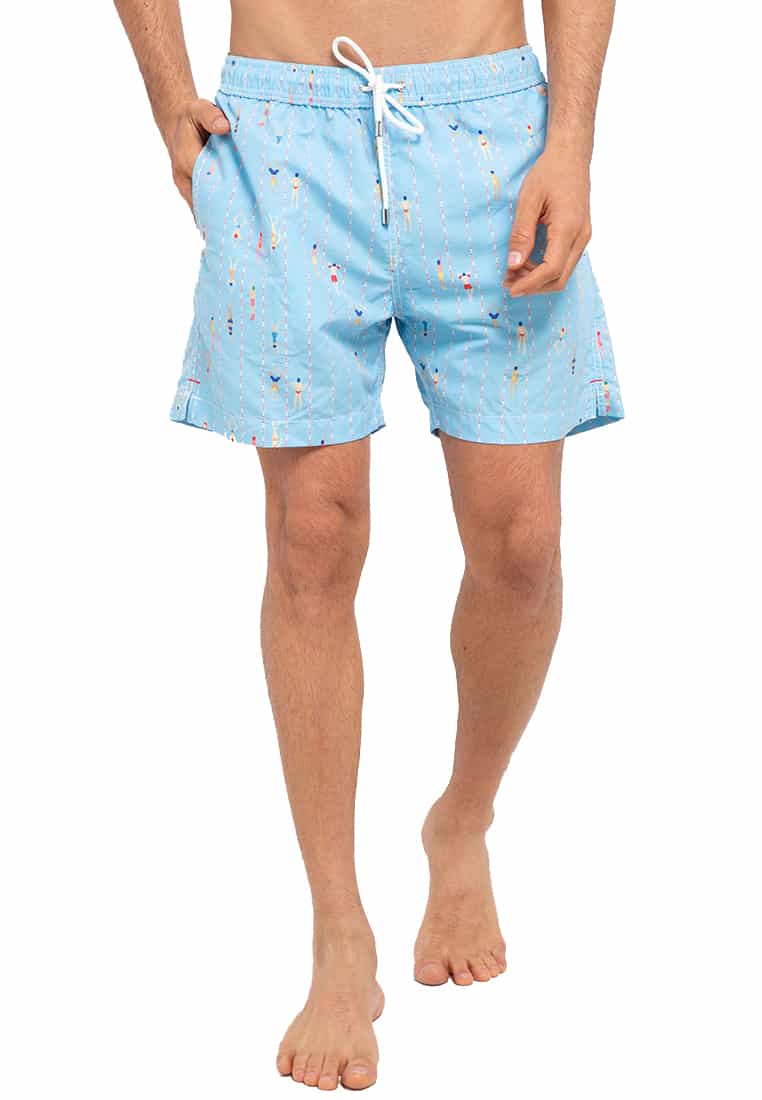 Men's Swim trunks | Natatorium | Aquarius blue