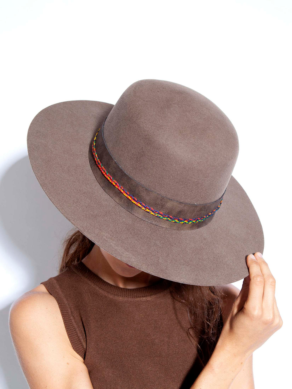 Wool Boater Hat
