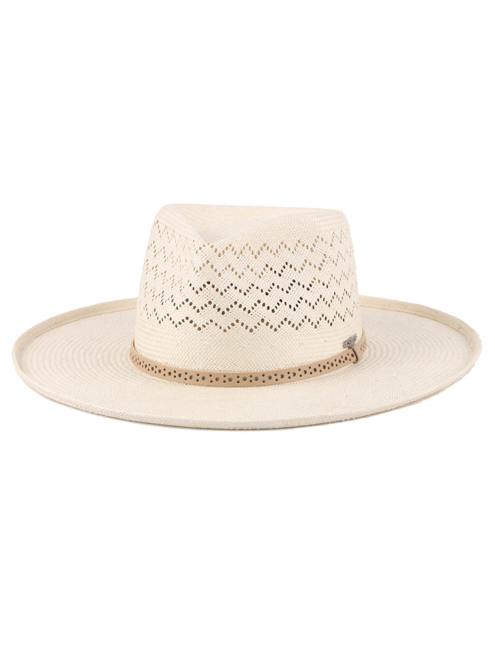 Lamar | Wide Brim Straw Hat | Mossant Paris