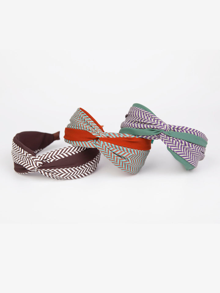 Twist headband | Herringbone