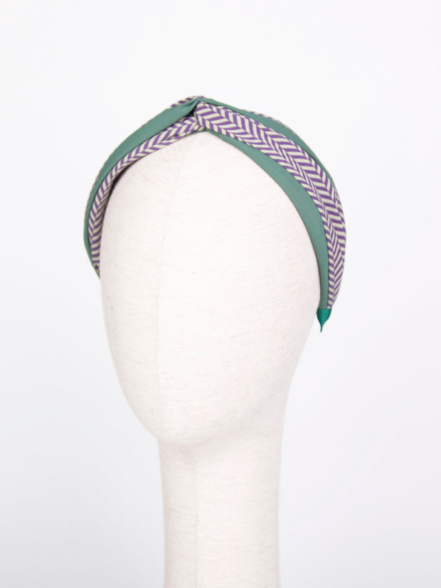 Twist headband | Herringbone