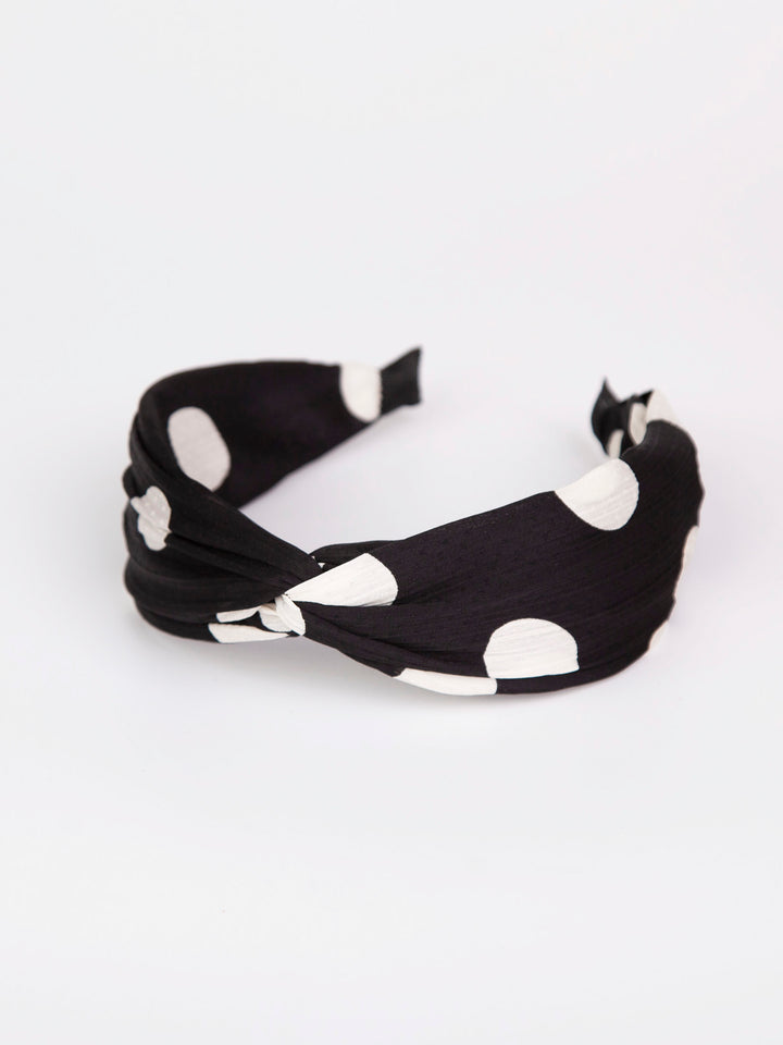 Twist headband | Big polkadot