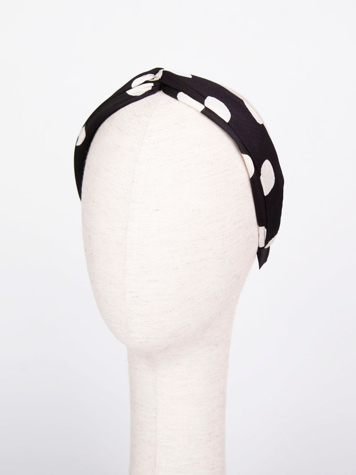 Twist headband | Big polkadot