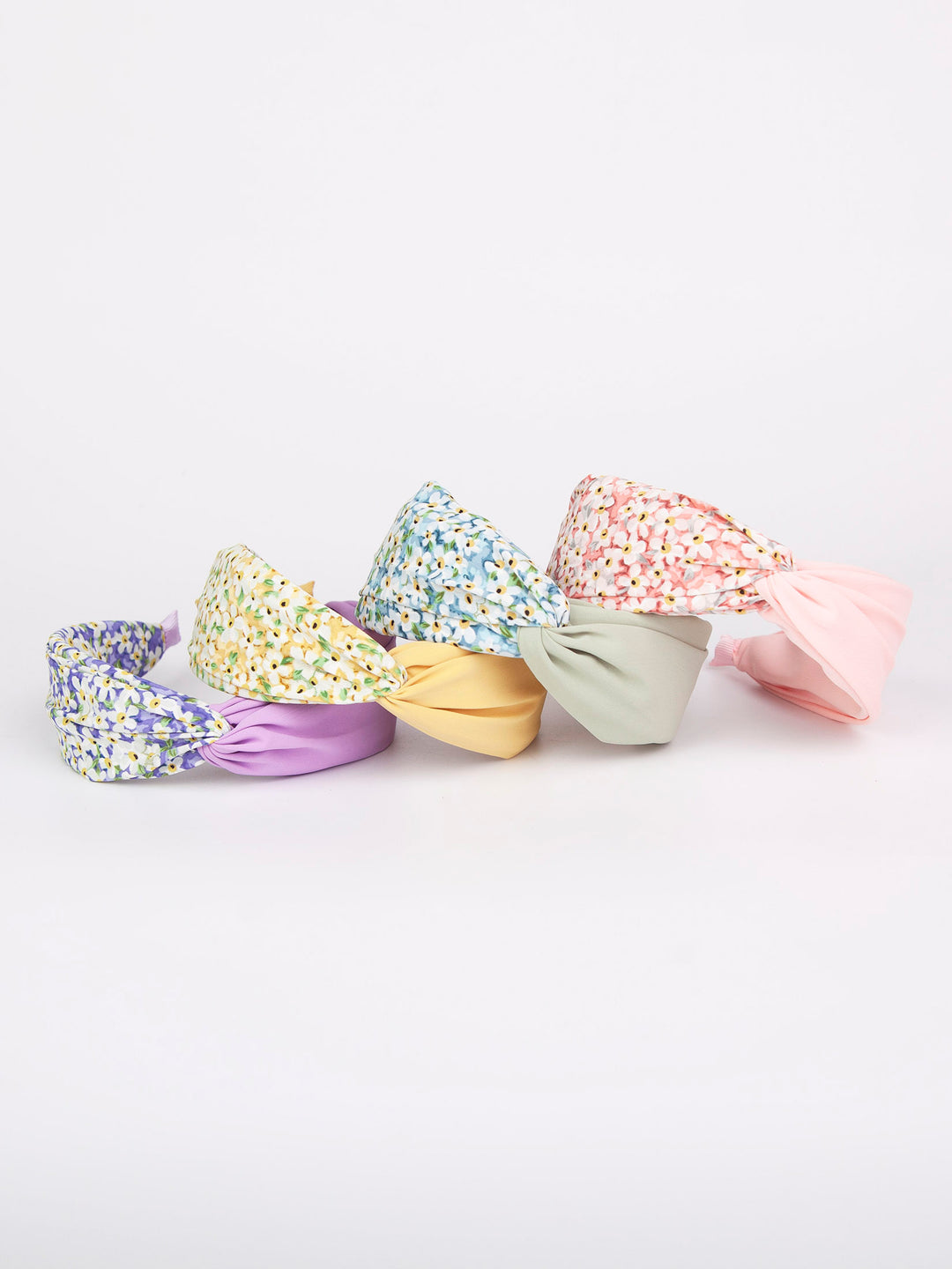 Twisted headband | Floral x plain