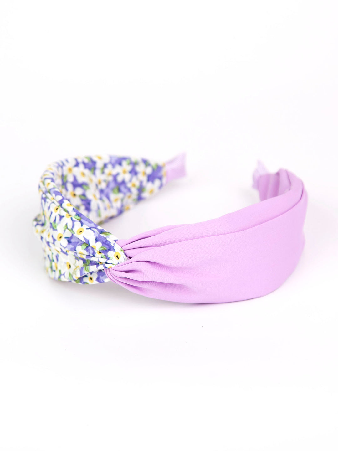 Twisted headband | Floral x plain