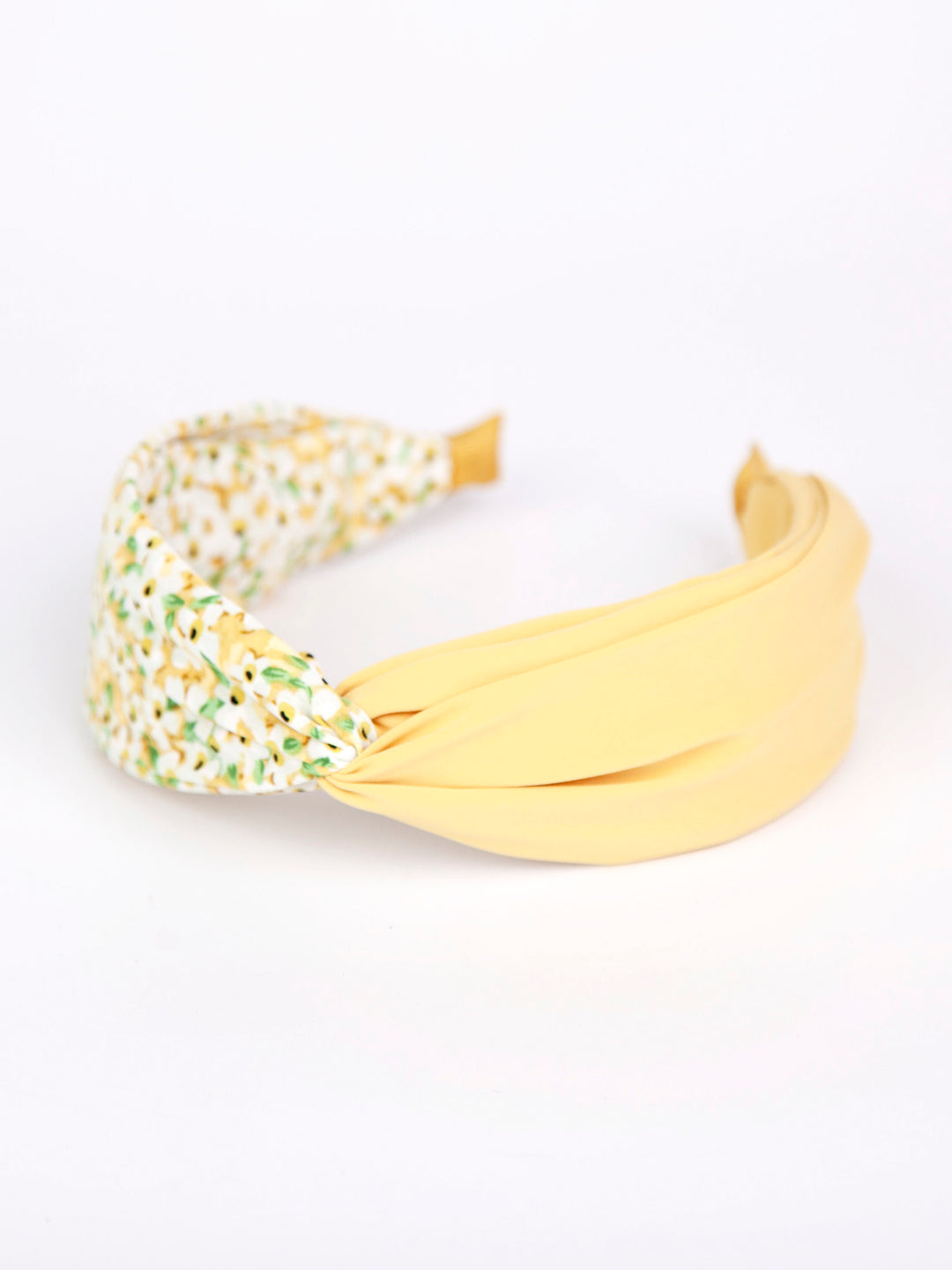 Twisted headband | Floral x plain