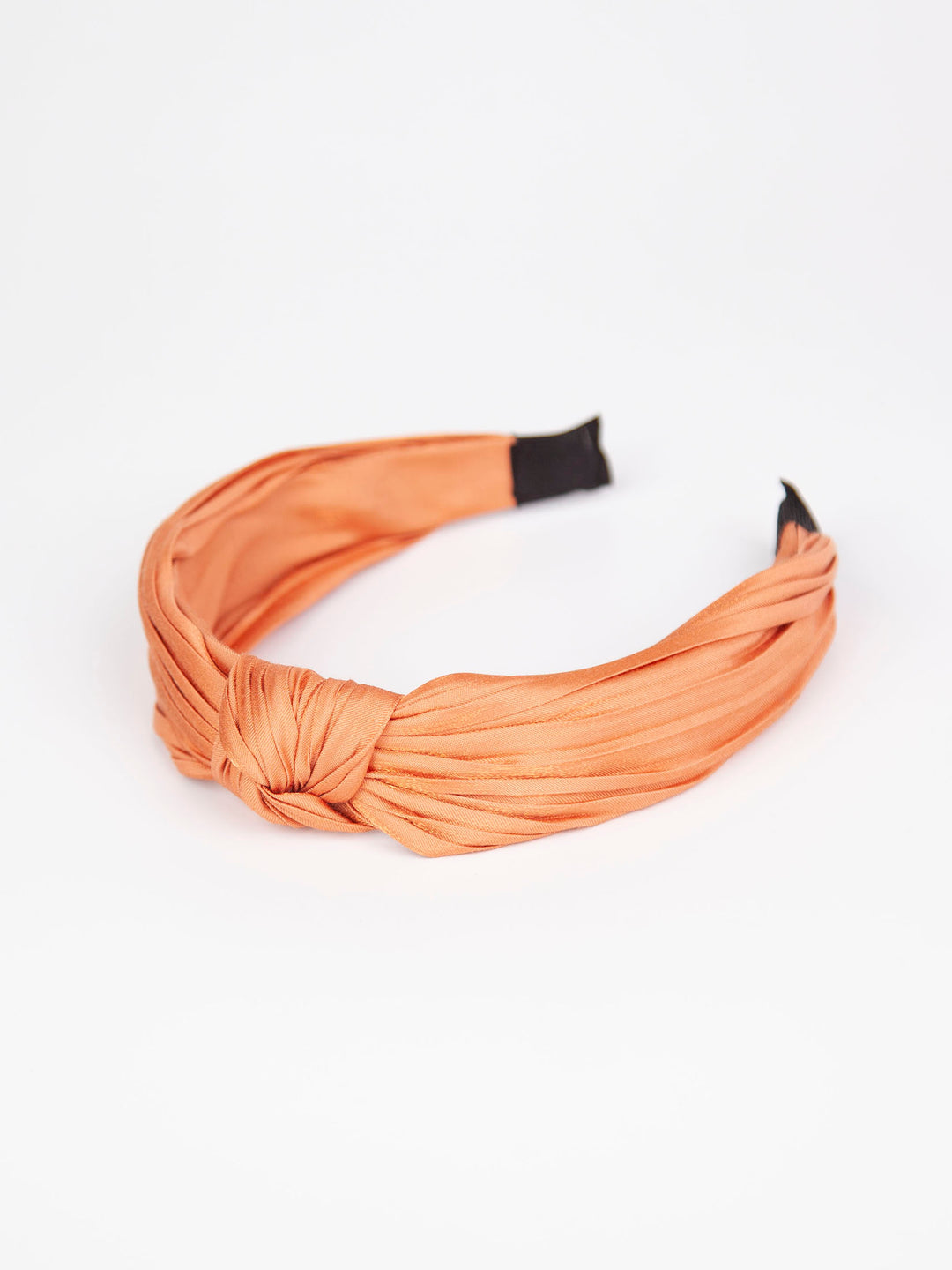 Knotted headband | Satin pleats