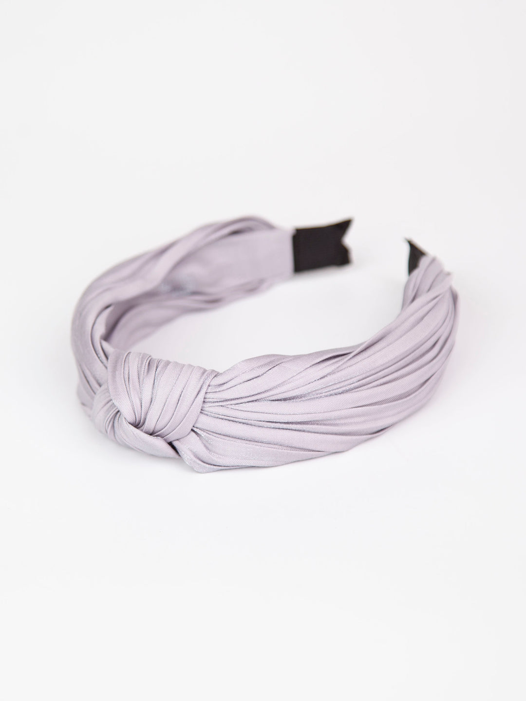 Knotted headband | Satin pleats