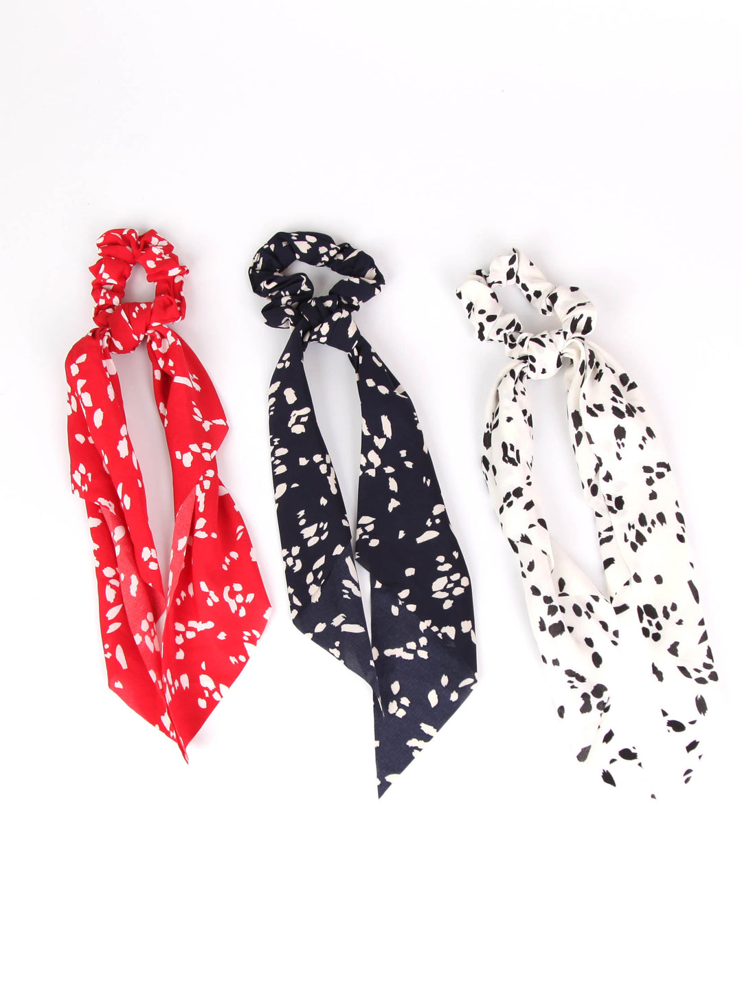 Scarf Scrunchi - Satin Dots