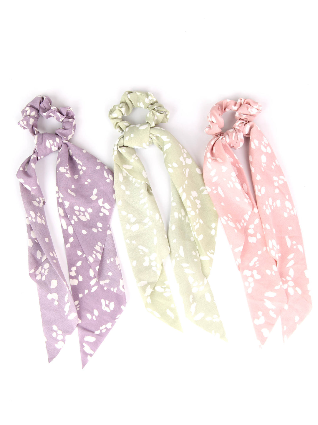 Scarf Scrunchi - Satin Dots