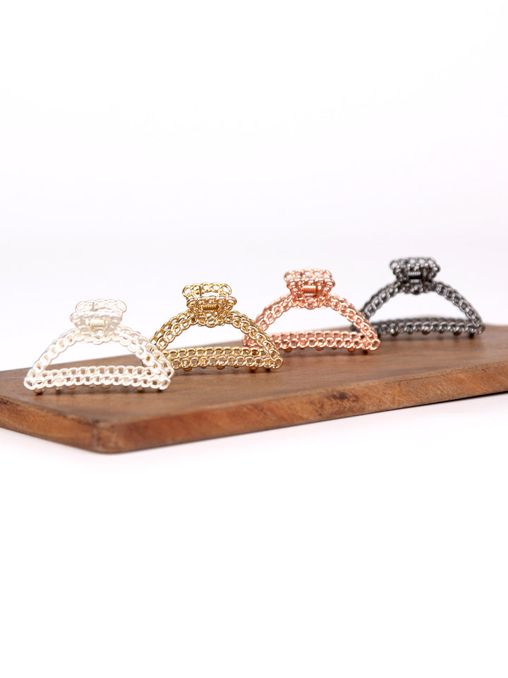 Metal hair clip -Chain